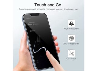 Protector Pantalla Negro JETech iPhone 14/16e/17e