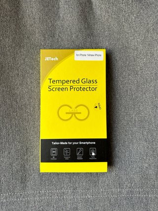 Protector Pantalla Negro JETech iPhone 14/16e/17e