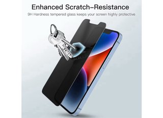Protector Pantalla Negro JETech iPhone 14/16e/17e