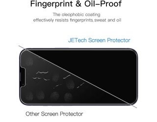 Protector Pantalla Negro JETech iPhone 14/16e/17e