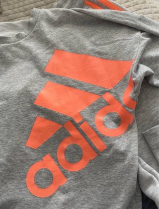 Conjunto Chándal Adidas Gris Naranja