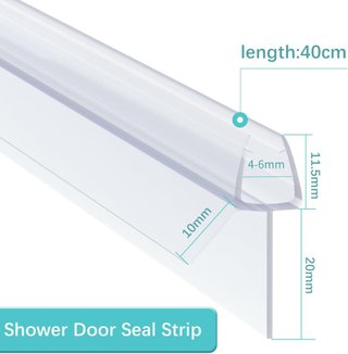 Giunto per porta doccia in gomma impermeabile regolabile