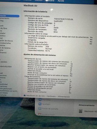 MacBook Air M2 256GB Plata