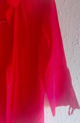 Blusa roja mujer talla única