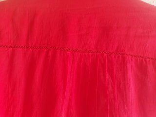 Blusa roja mujer talla única
