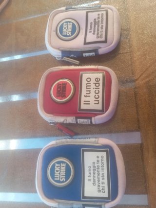 Portasigarette Lucky Strike (3 pezzi)