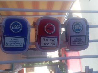 Portasigarette Lucky Strike (3 pezzi)