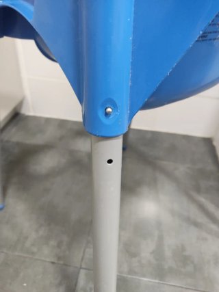 Trona azul para bebé