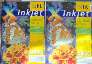 Papel Fotográfico Sihl Satinado 280g (2 unidades).
