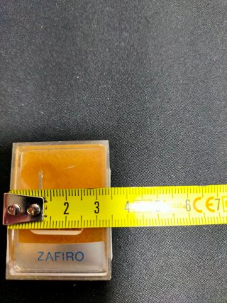 Aguja Tocadiscos Zafiro Dorada