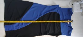 Vestido Verano Mujer Negro y Azul