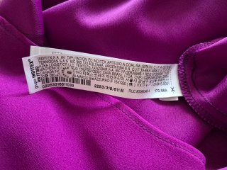 Vestido fiesta Zara morado talla M