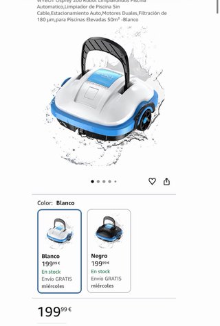 NUEVO WYBOT Osprey 200 Robot Limpiafondos Piscina