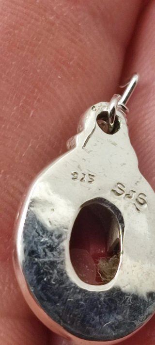 Pendientes de Plata y Coral.