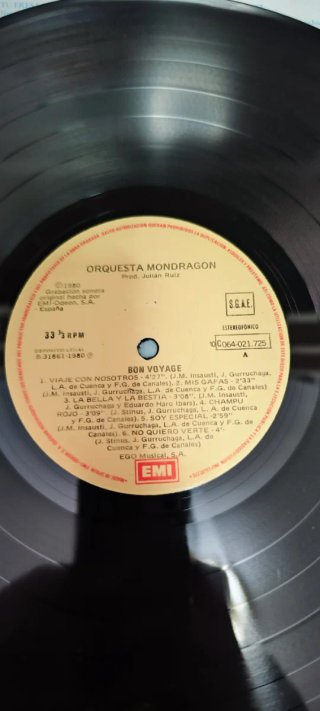 Vinilo Orquesta Mondragon - Bon Voyage