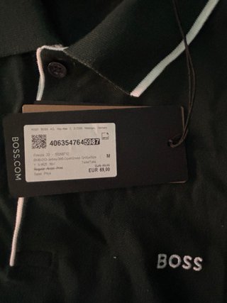 Polo BOSS Verde Talla M