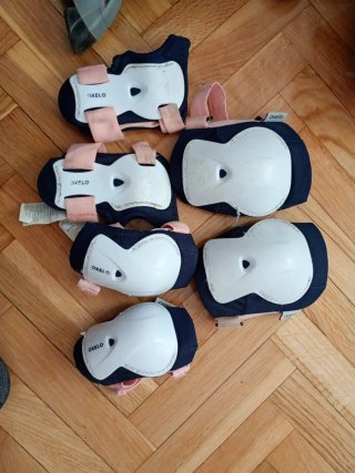 Patines niña y protecciones talla ajustable