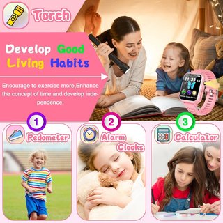 Smartwatch niños con juegos y podómetro