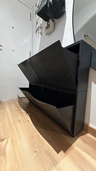 Zapatero/Archiviazione TRONES IKEA Nero x4