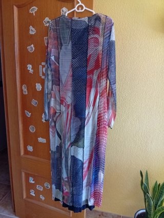 Vestido desigual multicolor