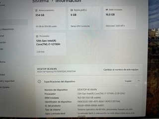 ASUS TUF Gaming  FX507#62122H