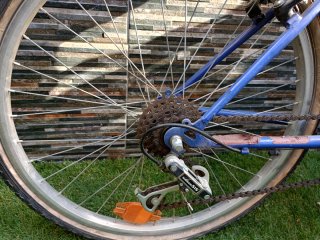 Bicicleta Decathlon Riverside 24 Blu