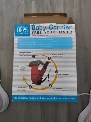 Mochila portabebés ergonómica 3,5-12 kg,3-12 meses