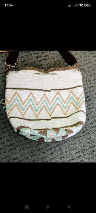 Bolso Luba Yuu tejido multicolor