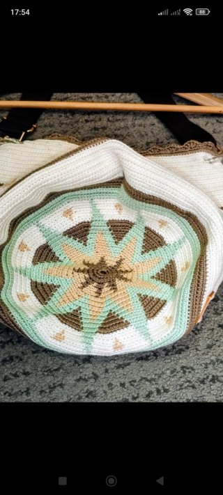 Bolso Luba Yuu tejido multicolor