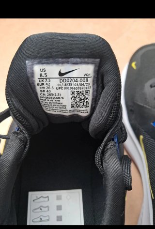Zapatillas Nike Running Negras y Amarillas