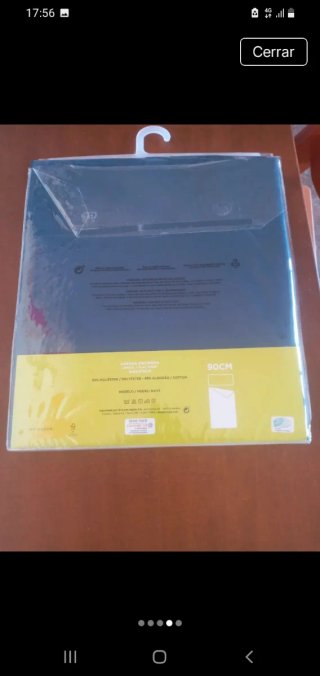 Sábana encimera para cama individual (90cm)