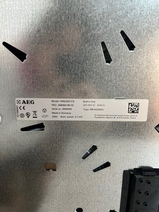 Placa de inducción AEG