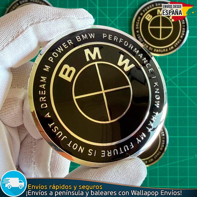 Emblemas BMW 56mm x4 M Power Tapas Tapacubos