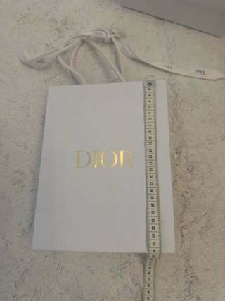 Borsa e scatola packaging Christian Dior