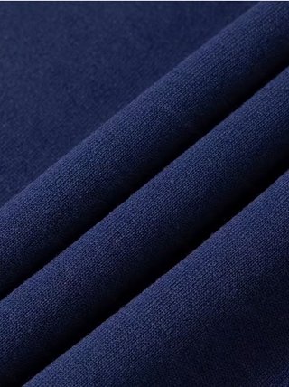 Sudadera con Capucha y Cremallera Azul Talla L