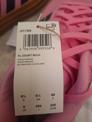 Zapatillas Adidas VL Court Bold Mujer Rosa