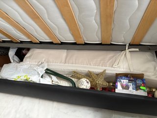 Sofá Cama Gris Tela Muy Cómodo