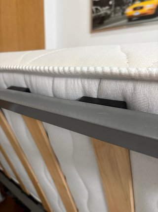 Sofá Cama Gris Tela Muy Cómodo