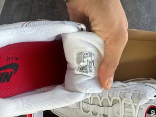 Nike Air Max 95 OG Blancas/Rojas Nuevas Caja