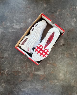 Nike Air Max 95 OG Blancas/Rojas Nuevas Caja