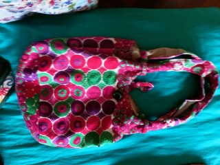 2 Bolsos: Rafia y Tela Multicolor