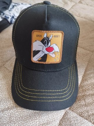 Cappello con patch Gatto Silvestro Gros Minet