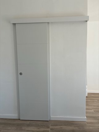 Marco Guía Puertas Correderas Blanco