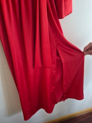 Vestido fiesta coral talla S