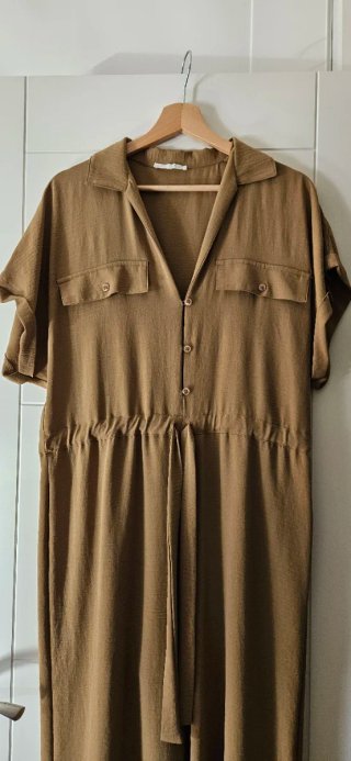 Mono largo Zara mujer marrón