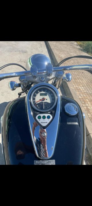 Kawasaki VN900 Classic Negra
