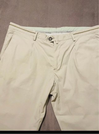 Pantalón beige Emidio Tucci
