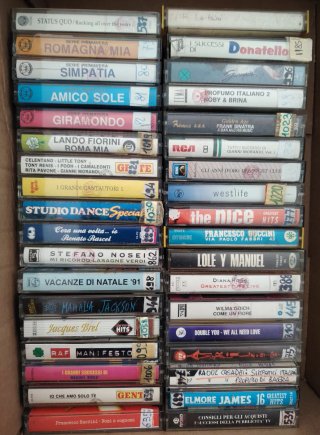 Cassette musicali miste - Varie compilation