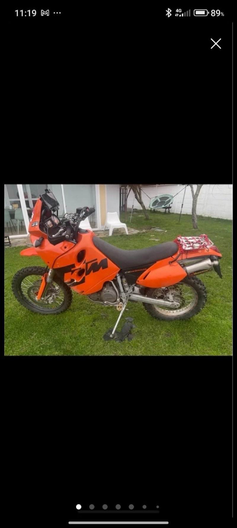 KTM 640 Adventure/Enduro Naranja