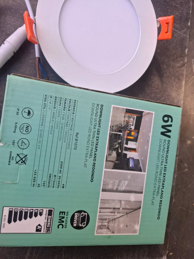 Downlight LED Redondo 6W